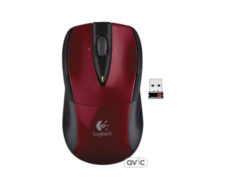 Logitech M525 Wireless Mouse (Black/Red)