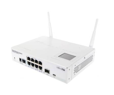 Беспроводной маршрутизатор (роутер) Mikrotik CRS109-8G-1S-2HnD-IN