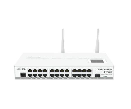Коммутатор управляемый Mikrotik CRS125-24G-1S-2HnD-IN
