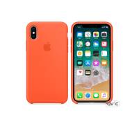 Apple iPhone X Silicone Case Orange