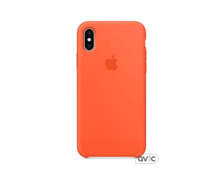 Apple iPhone X Silicone Case Orange
