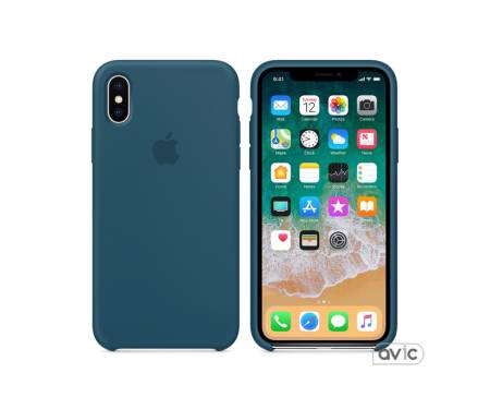 Apple iPhone X Silicone Case Sea Blue