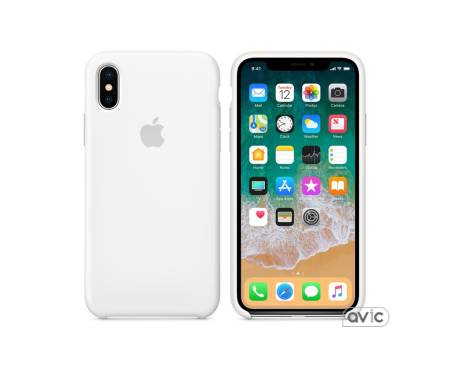 Apple iPhone X Silicone Case Sea White