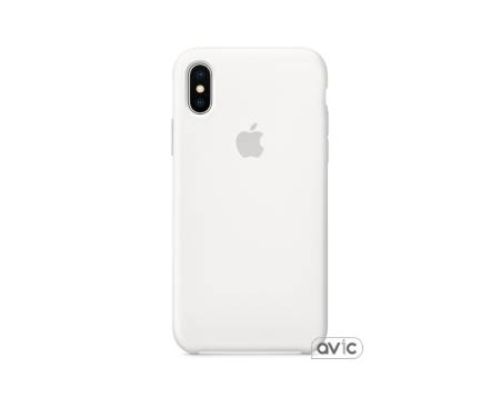 Apple iPhone X Silicone Case Sea White