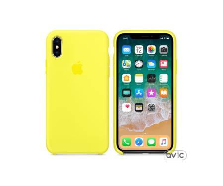 Apple iPhone X Silicone Case Yellow