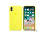 Apple iPhone X Silicone Case Yellow