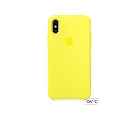 Apple iPhone X Silicone Case Yellow