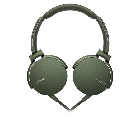 Sony MDR-XB550AP Green