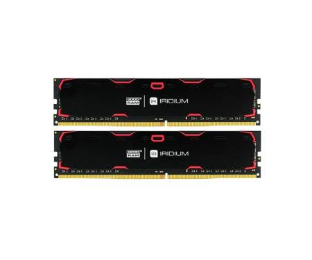 Модуль DDR4 2x4GB/2400 GOODRAM Iridium Black (IR-2400D464L15S/8GDC)