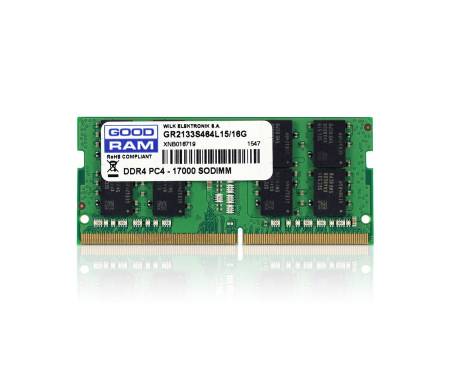 Модуль SO-DIMM 16GB/2133 DDR4 GOODRAM (GR2133S464L15/16G)