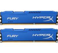 Модуль DDR3 2x4GB/1600 Kingston HyperX Fury Blue (HX316C10FK2/8)