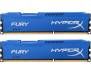 Модуль DDR3 2x4GB/1600 Kingston HyperX Fury Blue (HX316C10FK2/8)