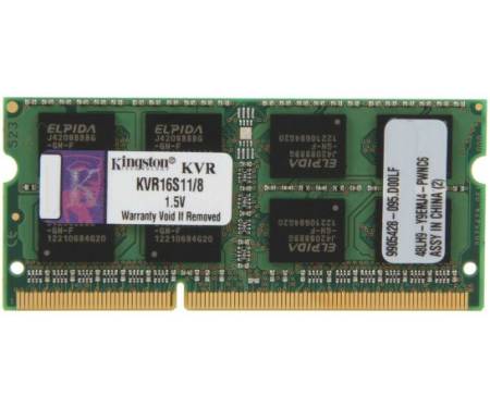 Модуль SO-DIMM 8GB/1600 DDR3 Kingston (KVR16S11/8)