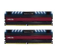 Модуль DDR4 2x4GB/2400 Team T-Force Delta White LED (TDTWD48G2400HC15ADC01)