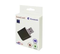 Звуковая плата Dynamode USB 8 (7.1) каналов 3D алюминий, черная (44888)