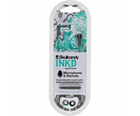 НАУШНИКИ SKULLCANDY INKD 2.0 GRAY/MINT/GRAY (S2IKJY-528)
