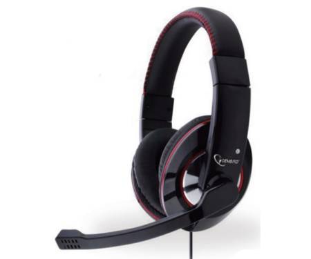 Наушники GEMBIRD MHS-U-001 Black USB (MHS-U-001)