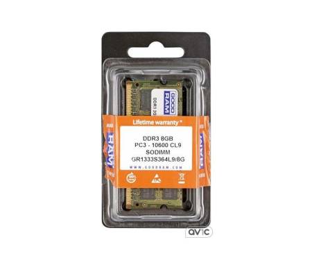 SO-DIMM 8Gb DDR3 1333 Goodram (GR1333S364L9/8G)