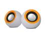 Акустическая система OMEGA OG-116B white orange 2x3W RMS USB (OG116BWO)