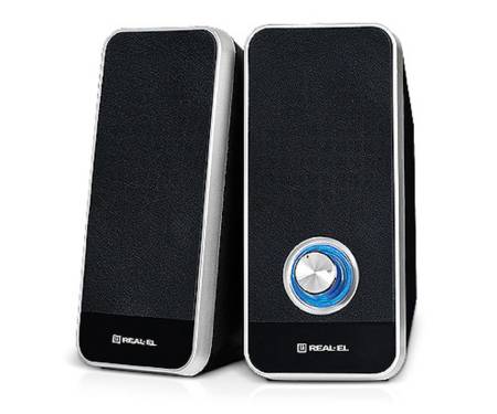 Акустическая система REAL-EL S-80, USB, black