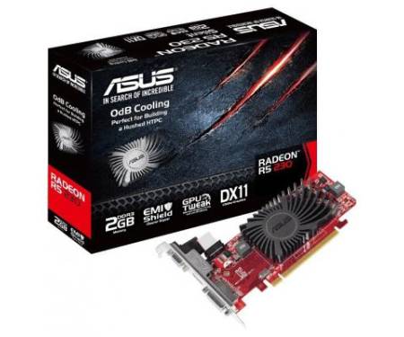 Видеокарта ASUS Radeon R5 230 2048Mb Silent (R5230-SL-2GD3-L)