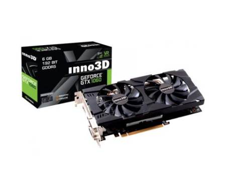 Видеокарта Inno3D GeForce GTX1060 6144Mb X2 (N106F-5SDN-N5GS)