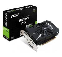 Видеокарта MSI GeForce GTX1050 Ti 4096Mb AERO ITX OC (GTX 1050 TI AERO ITX 4G OCV1)