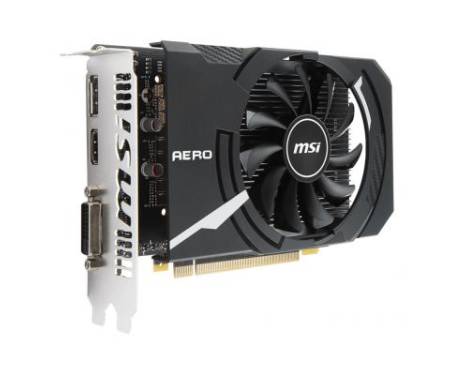 Видеокарта MSI GeForce GTX1050 Ti 4096Mb AERO ITX OC (GTX 1050 TI AERO ITX 4G OCV1)