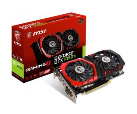 Видеокарта MSI GeForce GTX1050 Ti 4096Mb GAMING X (GTX 1050 Ti GAMING X 4G)
