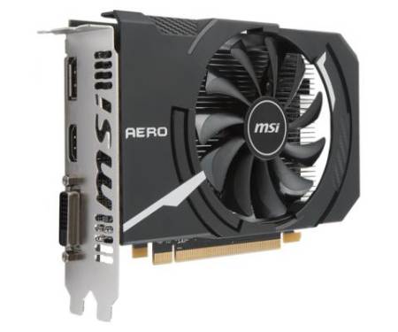 Видеокарта MSI Radeon RX 550 2048Mb AERO ITX OC (RX 550 AERO ITX 2G OC)