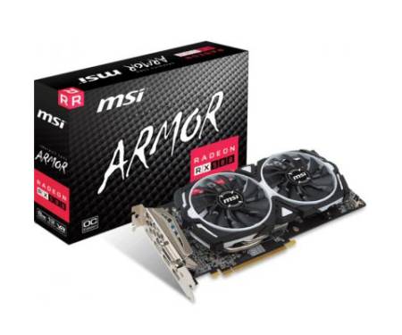 Видеокарта MSI Radeon RX 580 8192Mb ARMOR OC (RX 580 ARMOR 8G OC)