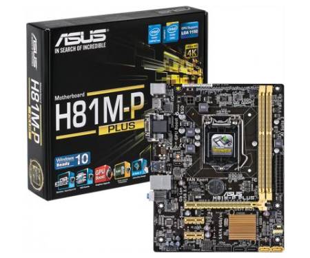 Материнская плата ASUS H81M-P PLUS