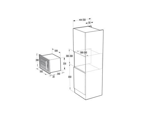 Микроволновая печь Gorenje BM235ORAW