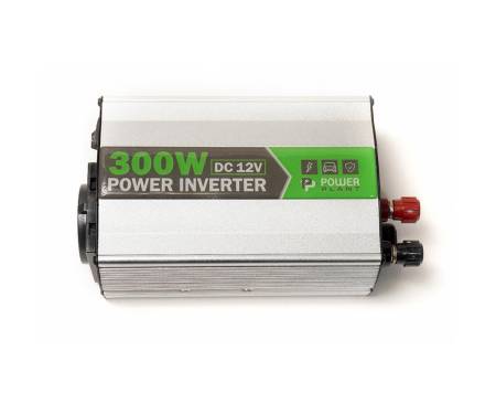 Адаптер автомобильный 12V/220V PowerPlant HYM300-122, 300W, + USB 5V 1A (KD00MS0001)