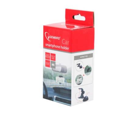 Универсальный автодержатель GEMBIRD для телефона, крепление на стекло (TA-CHW-01)