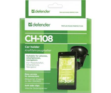 Универсальный автодержатель Defender Car holder 108 for mobile devices (29108)