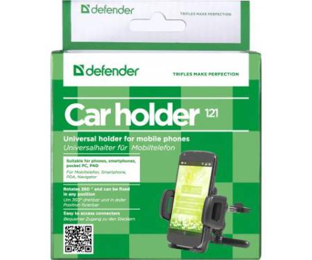 Универсальный автодержатель Defender Car holder 121 for mobile devices (29121)