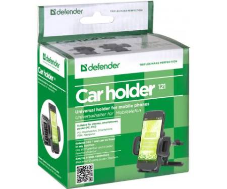 Универсальный автодержатель Defender Car holder 121 for mobile devices (29121)