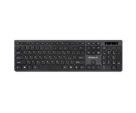 Клавиатура REAL-EL 7080 Comfort, USB, black