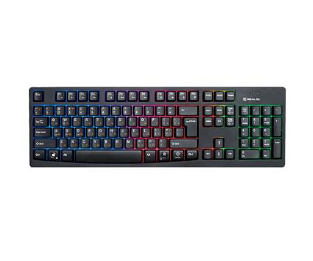 Клавиатура REAL-EL 7000 Comfort Backlit, black