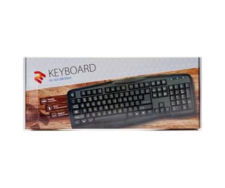 Клавиатура 2E KS 103 USB Black (2E-KS103UB)