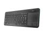 Клавиатура Trust Veza wireless touchpad UKR (21627)