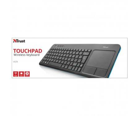 Клавиатура Trust Veza wireless touchpad UKR (21627)