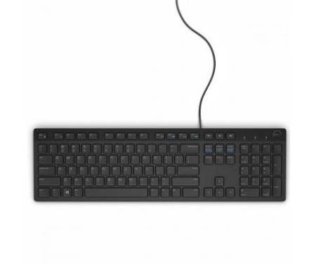 Клавиатура Dell KB216 RUS Black (580-ADGR)