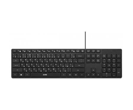 Клавиатура ACME KS07 Slim Keyboard RU, USB (4770070878125)