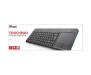 Клавиатура Trust Veza wireless touchpad RU (21469)