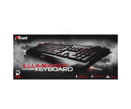 Клавиатура Trust GXT 280 LED Illuminated Gaming UK (18911)