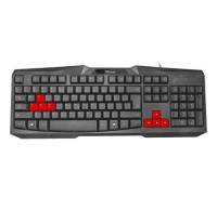 Клавиатура Trust Ziva gaming keyboard UKR (22114)