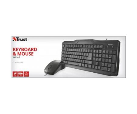 Комплект Trust Classicline Wired Keyboard and Mouse UKR (21873)