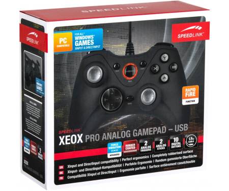 Геймпад Speedlink Xeox Pro Analog Gamepad - USB (SL-6556-BK)